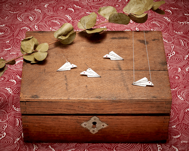 Bateau ou avion - Boucles d'oreilles