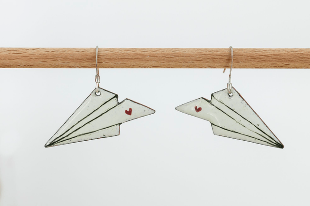 Bateau ou avion - Boucles d'oreilles