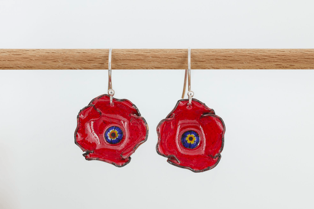 Les Coquelicots - Les boucles d'oreilles