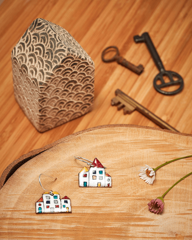 Boucles d'oreilles Maison